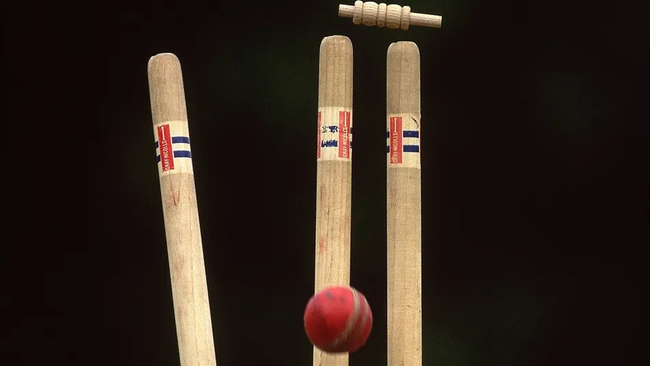 bowled out